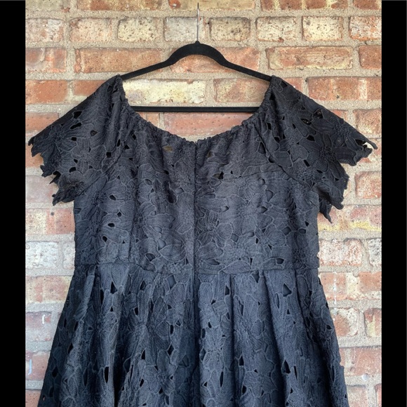 Boohoo Off the Shoulder Lace Skater Dress🖤 - Picture 8 of 10
